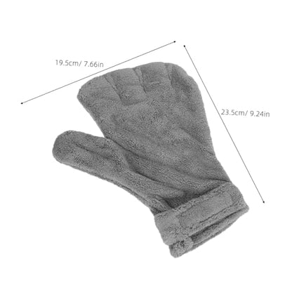 Hamster Anti-bite Gloves Bite Proof Pet Protective Gloves for Small Animals Gray for Handling Birds Parrots Chinchillas Safe Animal Care