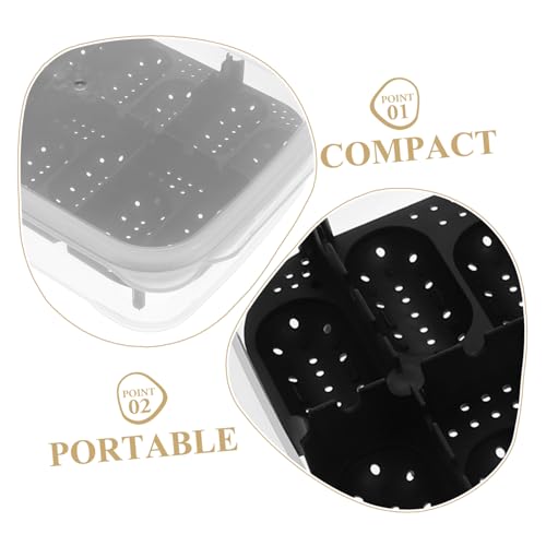 Professional Reptile Egg Incubator Box Compartments Transparent Cover and Premium for Snakes Lizards and Turtles Hatching for Pet Breeders