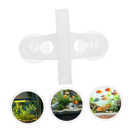 Sosoport 20pcs Aquarium Cup Clips for Fish Tank Divider Isolation Antislip Glass Holders for Setup and Reptile Enclosures Versatile Clips for Tank