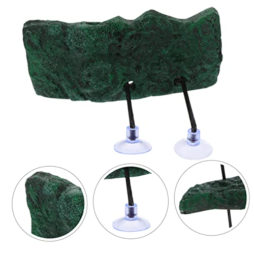 POPETPOP 1 Set Turtle Basking Platform Reptile Tank Accessory for Water Turtles Frogs and Lizards Suction Cup Design for Easy Installation Multi Functional Crawling and Sunbathing Area