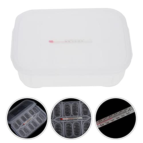 ERINGOGO 1pc Reptile Breeding Box Thermometer for Hatching Gecko Lizard and Other Reptile Eggs Lightweight and Compact Incubator Tray for Easy Use