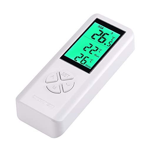DIGITEN WTC100 Wireless Thermostat Outlet Digital Temperature Controller Plug-in Thermostat Cooling&Heating Remote Control Build-in Temp Sensor Greenhouse Thermostat Reptile Temperature Controller