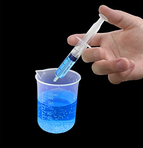 3ml Syringe for Liquid, Oral, Scientific Labs, Measurement, Dispensing, with Cap- 3 Pack 3ml Syringes - style: 3 ml