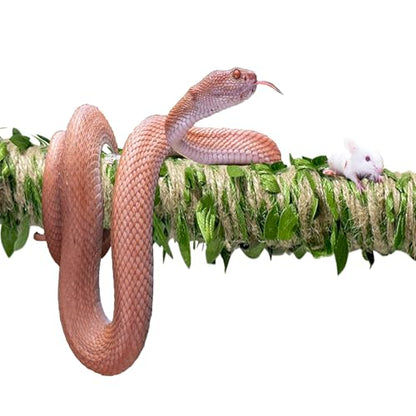 Snake Climbing Stick is Suitable for Ball Python Lizard Tarantula Snake Hermit Crab Leopard Gecko Tree Frog Climber Accessory Terrarium Habitat Decoration (L(26.3inch-43.7inch))