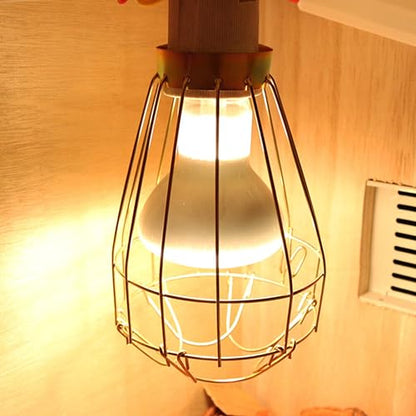Ceramic Heat Emitter Bulb Guard Scalding Reptile Heat Lamp Cover Reptile Heat Lamp Mesh Cover