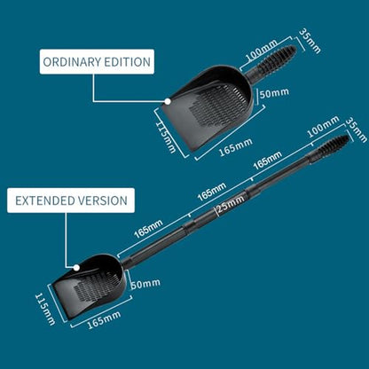 Alomejor Sand Scoop, Quick Drainage Tool for Fish Sand Shovel, Pet Waste Cleaner, Terrarium Substrate Litter Cleaner