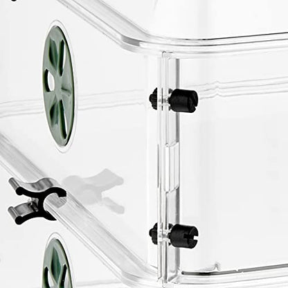 24" x 15" x 12.75" Domed Propagator with 2 Height Extenders and Locking Clip Set, Green - size: 2 Side Extenders and Locking Clip Set