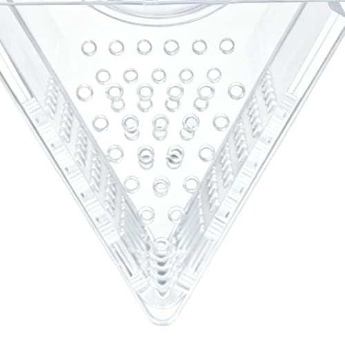 Shrimp Feeding Dish - Transparent Acrylic Cone Worm Feeding Tray, 2.36x1.57x2.36 inches Aquarium Fish Feeder Dish for Betta, Shrimp, Snails, Frogs, Puffers, Turtles and Coral Reef Tanks