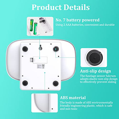 Digital Mini Pet Scale, LCD Electronic Weighing Scale with Tray, Max.33 lbs | Portable Small Animal Weight Scale, Multifunction Kitchen Scale for Food/Puppy/Kitten/Lizard/Hamster/Tortoise/Whelping