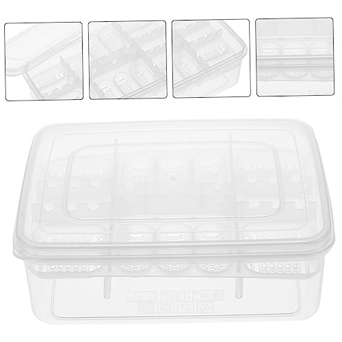 BESPORTBLE Egg Incubator Box for Reptiles 16 Holes Clear Lid Leakproof Made of Durable Plastic for Gecko Turtle and Lizard Eggs