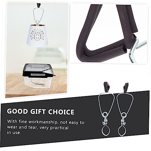 Angoily Lampshade Clip Holder for Reptile Lamps Fixture for Shades Stable Support for Basking Light Tortoise Snake Lizard Tanks Easy to Use and Store