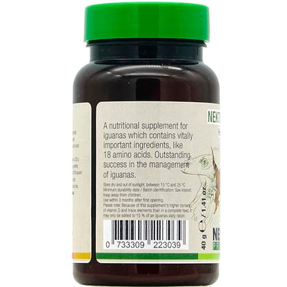 Nekton Iguana Vitamins and Amino Acids 40gm - color: off white, size: 40gm / 1.4oz