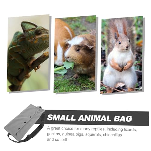 Ipetboom Adjustable Pet Reptile Sling Bag Comfortable Carrying Pouch for Lizard and Bearded Dragon Travel-Friendly Reptile Carrier for Outdoor Adventures