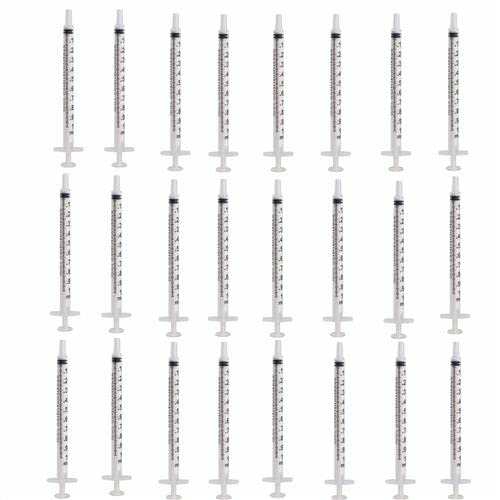 Wonder O-ring Syringe - 1 ml Slip-Tip Syringe - Silicone Sterile Silicone O-ring Syringes for Handfeeding Animals, Administering Supplements, Measuring Liquids and More (24 pack) - size: 24 pack