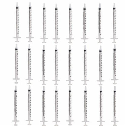 Wonder O-ring Syringe - 1 ml Slip-Tip Syringe - Silicone Sterile Silicone O-ring Syringes for Handfeeding Animals, Administering Supplements, Measuring Liquids and More (24 pack) - size: 24 pack