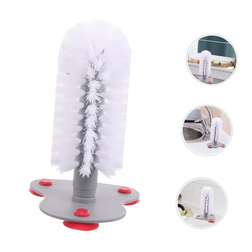 Yardwe Turtle Brush Dual Function Suction Cup Glass Aquarium Cleaning Turtle Tank Accessories