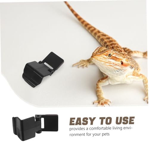 TOYANDONA 6pcs Reptile Terrarium Lock Clips for Secure Enclosures Design for Amphibian and Reptile Tanks Easy to Install Versatile Use Prevents Escape