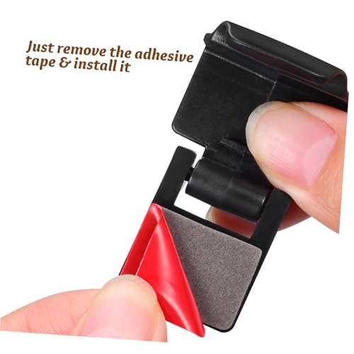 Sosoport 6pcs Reptile Feeding Box Latch Plastic Escape Prevention Buckles for Glass Turtle Tanks and Tropical Ecological Terrariums Easy Installation and Secure Locking