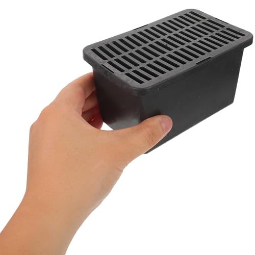 KALLORY 15pcs Plastic Reptile Transport Container with Lid, Small Turtle and Lizard Carrier Box, Ventilated Pet Travel Cage for Geckos, Hamsters, and Small Animals