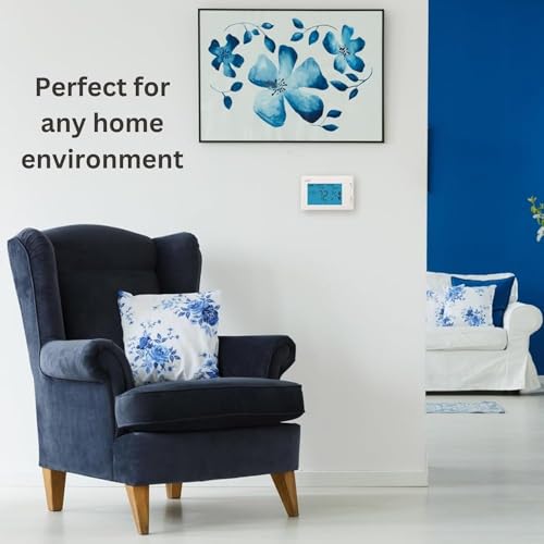 Lux LTX9600TS 7 Day Programmable Touch Screen Thermostat | Home Use - style: LTX9600TS: 2 heat & 1 cool Stage, Touchscreen