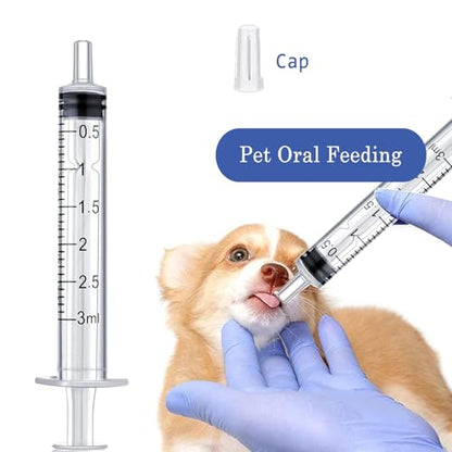 3ml Syringe for Liquid,Syringe Without Needle,Sterile Individually Packed 20pcs. - size: 3ml-20pcs