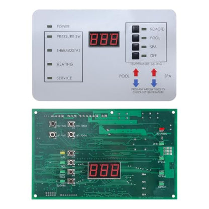 472100 Digital Display Temperature Controller Board Compatible with Pentair MiniMax | NT LN/STD/TSI Series Pool & Spa Heater, Sizes 200, 250, 300, and 400, Reliable Heating Durable Upgrade with Keypad