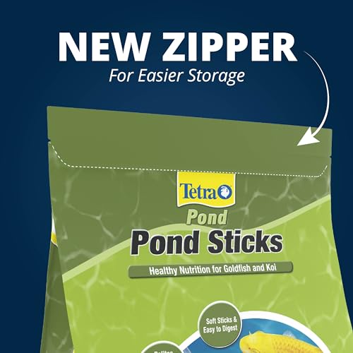 Tetra Pond Sticks Fish Food For Goldfish & Koi, 1.72 lbs | Healthy Daily Diet For All Pond Fish, Easy To Digest Floating Sticks Promote Clearer Water, Feed When Water Is +50 Degrees - size: 1.72 Pound (Pack of 1)