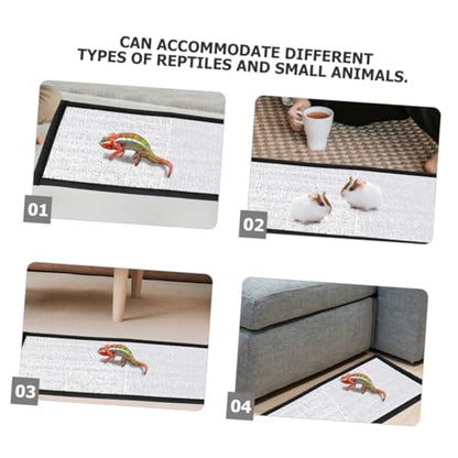 Happyyami Insulation Pad Reflective Film Turtle Heater Reptile Heat Pad Cat Dog Kennel Sofa Bed Pet Heat Mat Energy-Saving - size: 68.00X30.00X0.10CM