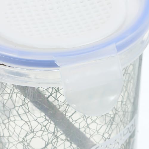 Mantis Breeding Box for Home Use Stable Ventilation System, Plastic and Wood Material Pet Feeding Box Suitable for Geckos and Reptile Animals in Terrariums