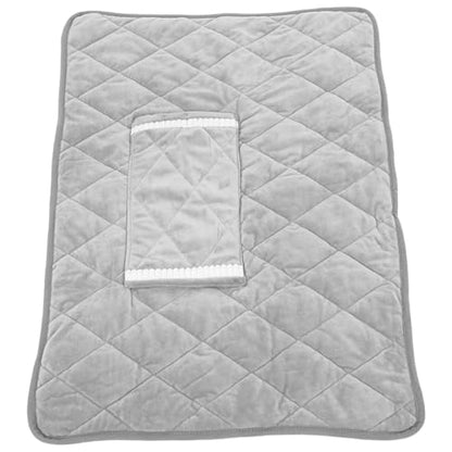 TEHAUX USB Electric Heated Blanket with Soft Velvet Constant Temperature Adjustable Heat Settings Washable Design for Bed Period Cramps Relief and Portable Warmth