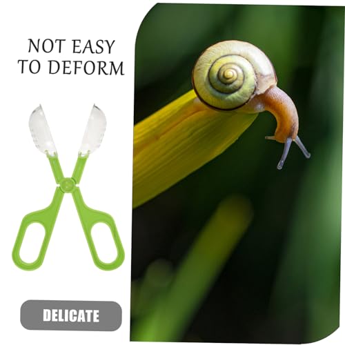 Happyyami Outdoor Multi-Functional Poop Cleaning Clamp Scoop Aquarium Grabber Tool for Reptile Feeding Safe Design for Quick Waste Cleanup and Efficient Catching