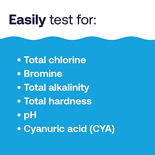 HTH 1275 Swimming Pool Care 6-Way Test Kit, Swimming Pool Water Chemical Tester, 100 Tests - size: No Size, style: Test Kit