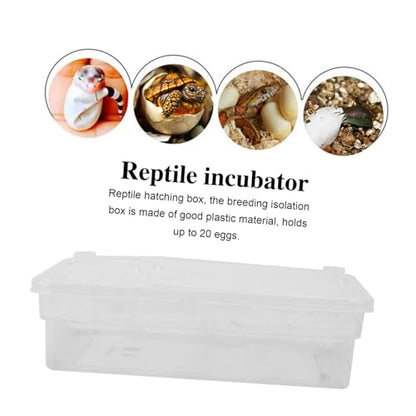 GALPADA 20grids Hatching Incubation Box for Reptiles Plastic Widely Used for Snakes Lizards Geckos and More Improve Incubation Rate