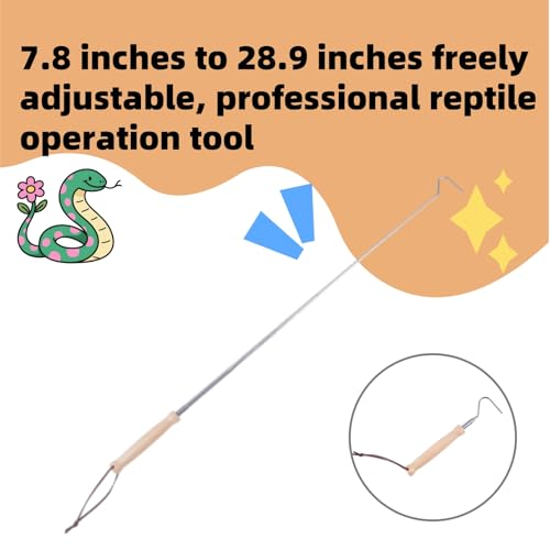 Retractable Hook Professional Telescopic Tool Adjustable Snake Hook | For Herpetologists, For Wildlife Experts