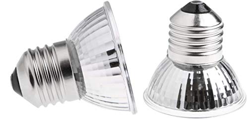 UVA UVB Reptile Light 25W UVA + UVB Full Spectrum Sun Lamp UV Heating Lamp for Turtle Aquarium Aquatic Reptile Lizard,E27/E26 Base,110V,25W,Pack of 6