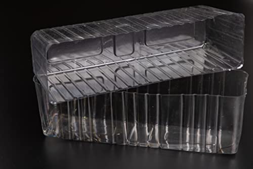 Clear Plastic Liners Inserts for Wood Boxes and Planters (10.5”x 3” x 3.5”) (Sell in Pack of 12) (to fit Standard 12in Planter) (L120404) - size: Rectangular 12"x4"