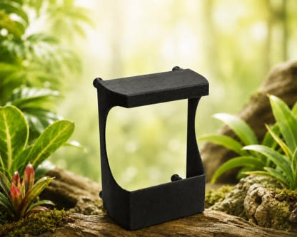 Magnetic Chameleon Feeder Cup for Screen Enclosures, Insect Feeding Station, Escape-Proof, Red, for Chameleons, Geckos, Anoles & Small Lizards，Red - color: Red