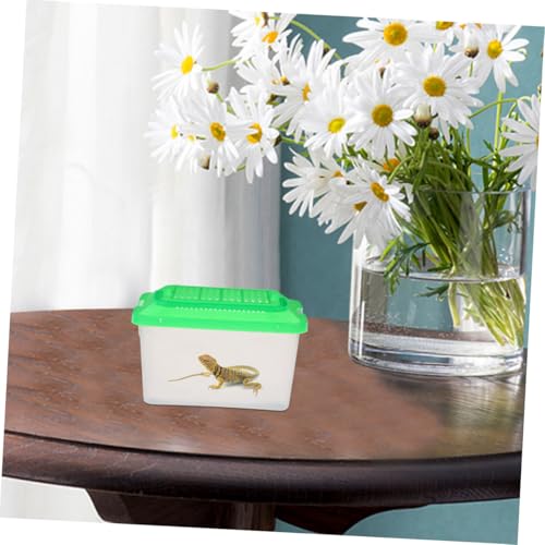 2pcs Portable Handheld Fish Tank Transparent Pet Container for Travel Durable Aquarium Breeding Carrier for Goldfish Turtles and Small Reptiles Compact Design for