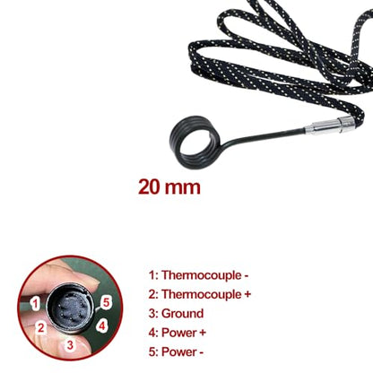Digital Temperature Controller with Quartz Accessories, Black, 110V, Easy to Use