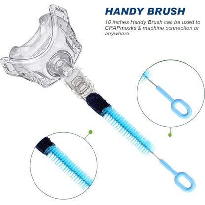 Cpap Tube Cleaning Brush and Handy Brush Flexible Long Stainless Brush (6.27 Feet) and Short Brushes (7.87 Inches) Cpap Tube Clean Brush Cpap Hose Cleaning Brush Kit