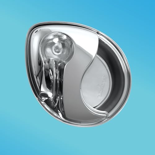 Pioneer Pet Stainless Steel Fountain Raindrop Design , 60oz - size: 60 oz.