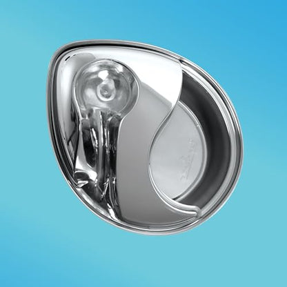 Pioneer Pet Stainless Steel Fountain Raindrop Design , 60oz - size: 60 oz.