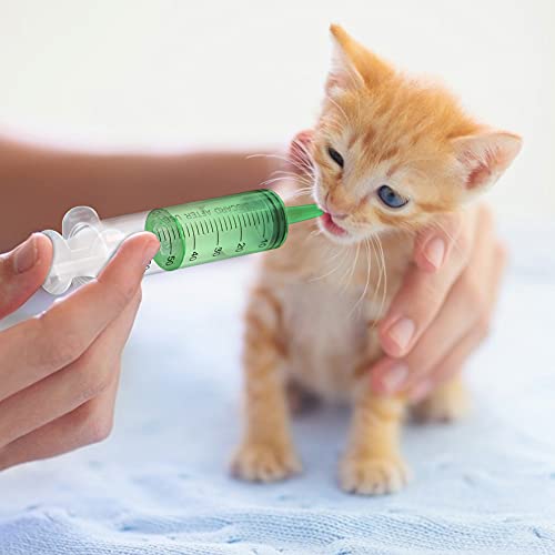 3 Pack 60ml Syringes with Cap, Sterile Syringe Individually Packaged for Labs, Liquid Measuring, Feeding Pets,Oil or Glue Applicator - style: 60ml