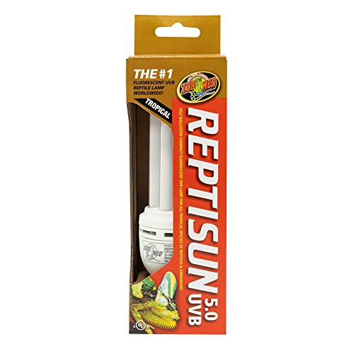 Zoo Med ReptiSun Tropical Compact Fluorescent UVB Lamp, 26 Watts,White