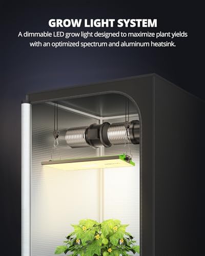70 Watt Grow Light, Dimmable Plant Light, LED Grow Lights for Indoor Plants | VIPARSPECTRA P700 Full Spectrum Growing Lamp Seed Starting Seedlings Vegetable, 11000 Lumens Small Hanging for 2x2 Grow Tent - size: 13"x7.9"