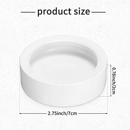 4 Pcs Reptile Bowl Food Dish Reptile Water Food Feeding Dish Ceramic Worm Pet Bowl Anti Escape Feeder for Lizard Anoles Chameleon Bearded Dragon Hermit Crab(2.71 Inch) - size: 2.71 Inch