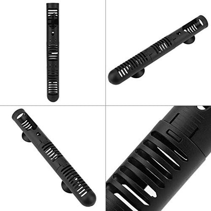 GOTOTOP Fish Heater Protective Case, Aquarium Fish Heater Protective Case Detachable Designed Cover with Suction Cups(No. 0 Protective Sleeve 18.5 cm Long) - size: No. 0 protective sleeve 18.5 cm long