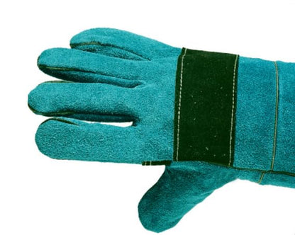 ISMARTEN Bird Animals Anti-Scratch Protective Gloves, Dogs Cats Parrot Training Working Glove - color: Blue