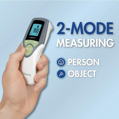 Infrared Thermometer | Forehead Measurements | 1-Second Readout | Hygienic Non-Contact | Whole Family Care | 3-Year Warranty - size: 1 Count (Pack of 1)