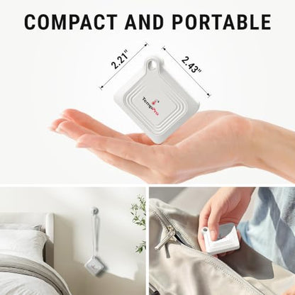 TempPro TempAir Bluetooth Thermometer Hygrometer, 260 ft Temperature Sensor | Greenhouse Thermometer with Remote App Control, Temperature and Humidity Monitor with 2-Year Data Logging Export